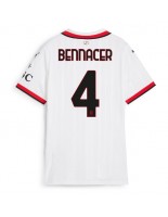 AC Milan Ismael Bennacer #4 Venkovní Dres pro Dámské 2024-25 Krátký Rukáv